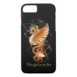 Coques Pour iPhone fille de Phoenix de cas de téléphone d'iPhone sur