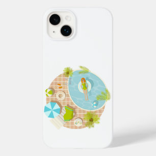 Coque Case-Mate iPhone Fille de piscine en bikini plage d'été