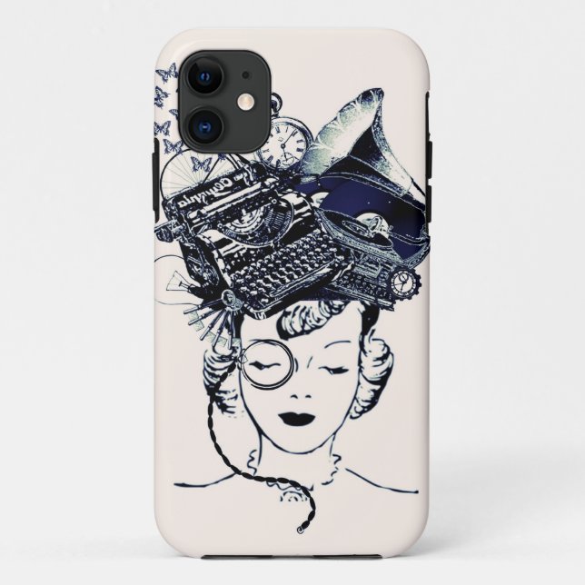 Coques Case-Mate iPhone Fille de Steampunk (Dos)