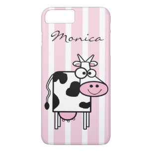 Coque Case-Mate iPhone Fille de vache souriante Poster de animal Monogram