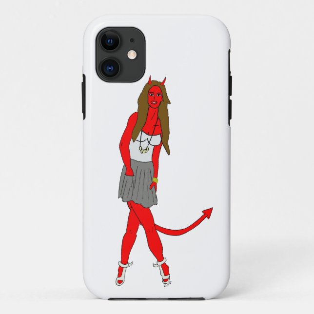Coques Case-Mate iPhone fille diable (Dos)
