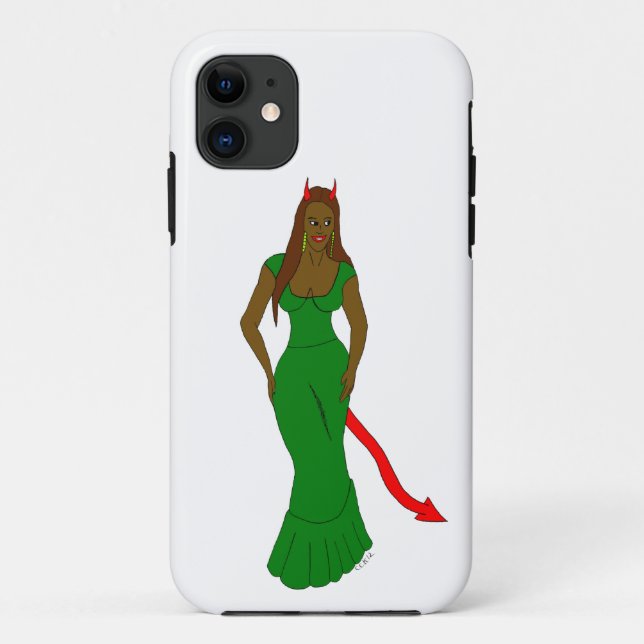 Coques Case-Mate iPhone fille diable (Dos)