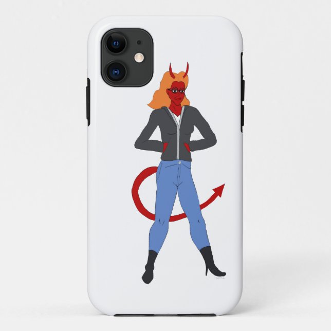 Coques Case-Mate iPhone fille diable (Dos)