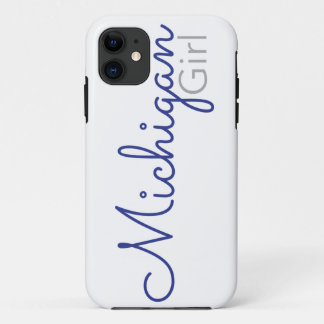 Coque iPhone 11 Fille du Michigan