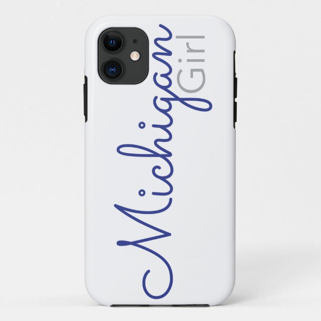 Coques Case-Mate iPhone Fille du Michigan (Dos)