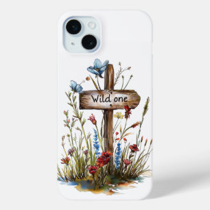 Coque Case-Mate iPhone Fille Fleur sauvage Wild One