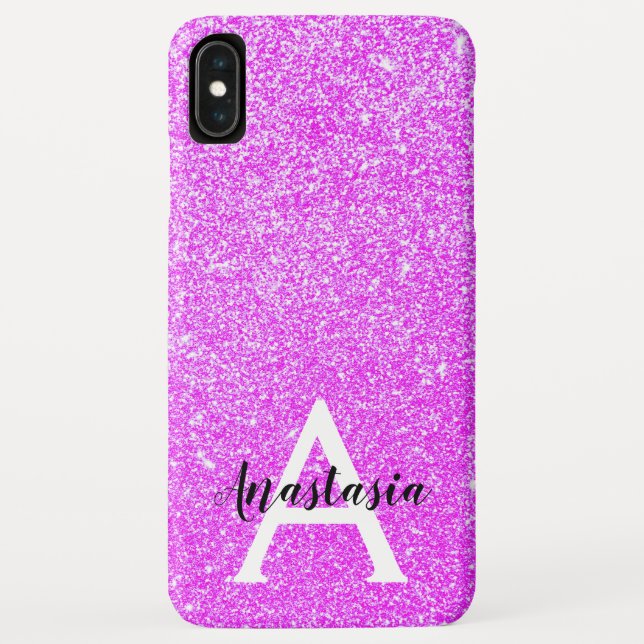 Coques Case-Mate iPhone Fille Glam Purple Parties scintillant Étincelles N (Dos)
