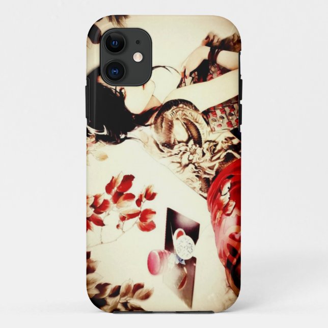 Coques Case-Mate iPhone Fille japonaise vintage (Dos)