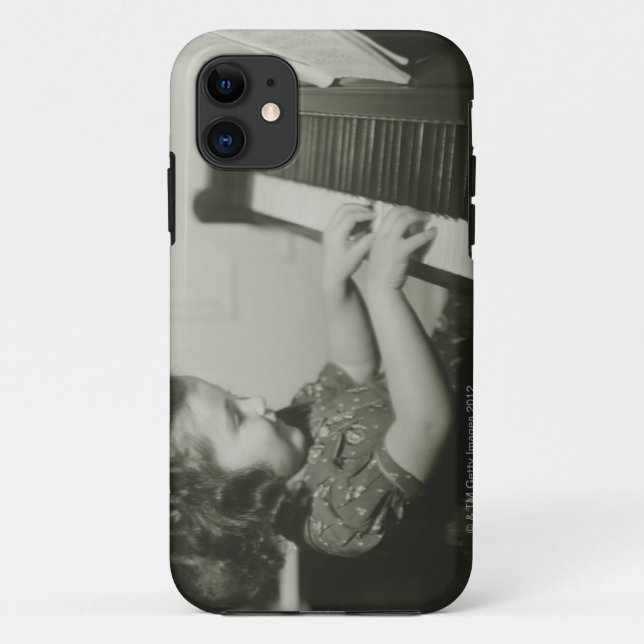 Coques Case-Mate iPhone Fille jouant le piano (Dos)