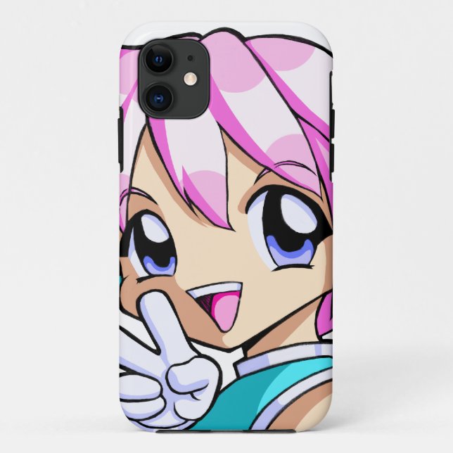 Coques Case-Mate iPhone Fille mignonne d'Anime (Dos)