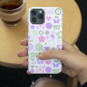 Coque Case-Mate iPhone Fille Moderne Papillon Groovy Good Vibes Y2K
