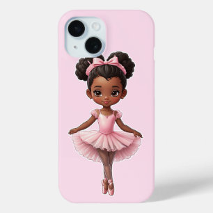 Coque Case-Mate iPhone Fille noire Ballerina Rose Ballet