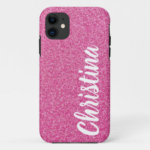 Case-Mate iPhone Case Fille Parties scintillant rose Nom personnalisé
