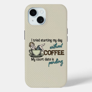 Coque Case-Mate iPhone Fille Pin-up Accro au Café