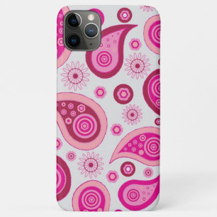 Case-Mate iPhone Case Fille rose et blanche personnalisée Paisley