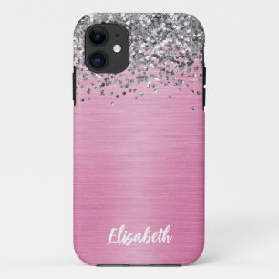 Case-Mate iPhone Case Fille rose étincelle Parties scintillant Nom du mo