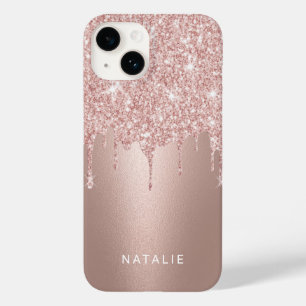 Coque Case-Mate iPhone Fille Rose Gold Parties scintillant Drivers Nom pe