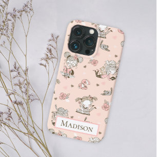 Case-Mate iPhone Case Fille Rose Lecture Chat Floral Fun mignon
