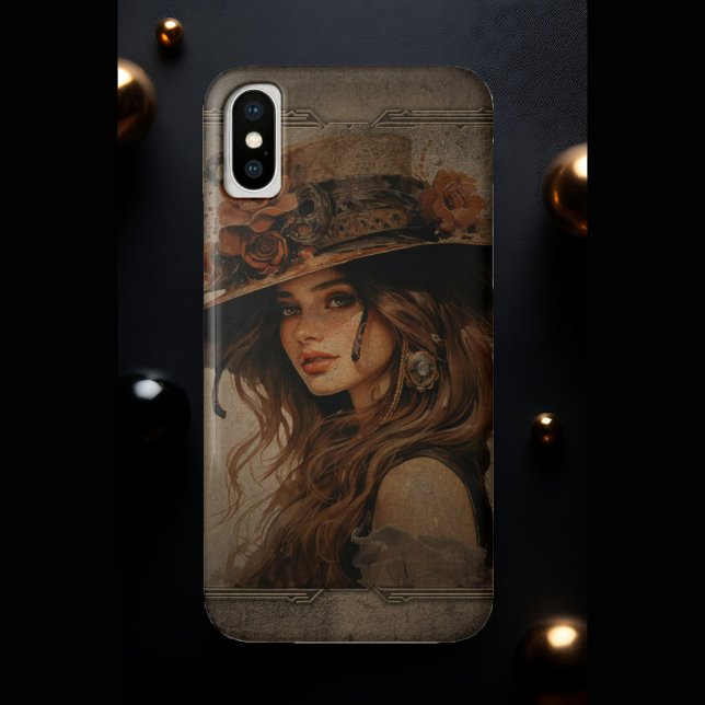 Coques Case-Mate iPhone Fille Steampunk (Créateur téléchargé)