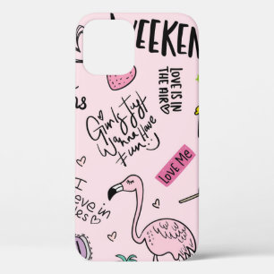 Case-Mate iPhone Case Filles concept amusant avec licorne, flamingo, cac