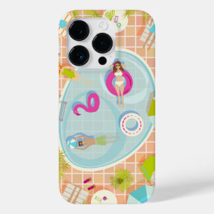 Coque Case-Mate iPhone Filles en bikini et garçons jouant à un jeu de pis