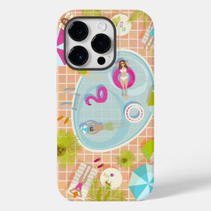 Coque Case-Mate iPhone Filles en bikini et garçons jouant à un jeu de pis