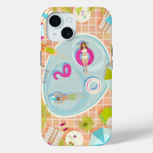 Coque Case-Mate iPhone Filles en bikini et garçons jouant à un jeu de pis