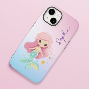 Coque Case-Mate iPhone Filles mignonnes sirènes personnalisées