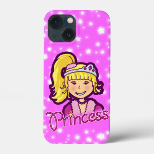 Etui iPhone Case-Mate Filles nommé princesse lilas rose