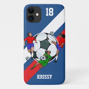 Case-Mate iPhone Case Filles personnalisées Concepteur de football