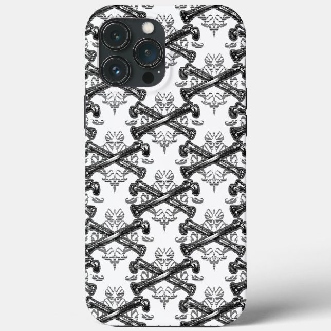Coques Case-Mate iPhone Filligree osseux croisé (Verso)