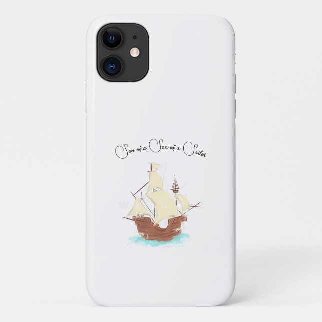 Coques Case-Mate iPhone Fils d'un fils de marin pirate (Dos)