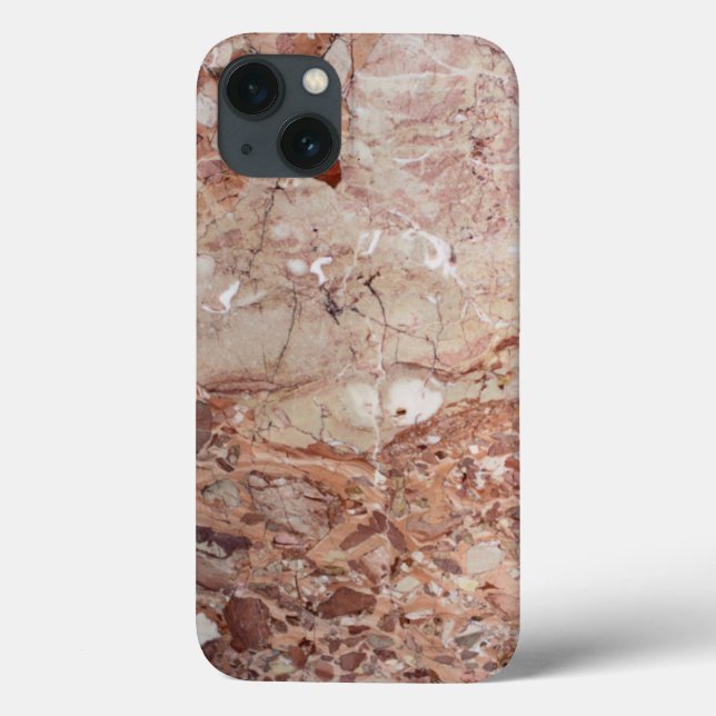 Coques Case-Mate iPhone Finition Marbre Galet Bourguignon Cramoisi (Verso)
