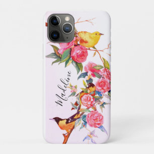 Case-Mate iPhone Case Finition or et aquarelle florale de Camellia