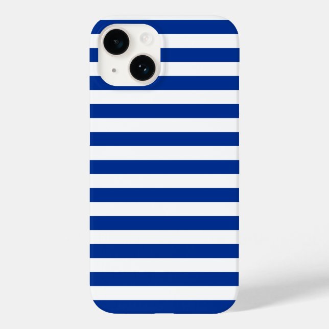 Coques Case-Mate iPhone finlande grèce israël drapeau rayures bleu ligne b (Verso)