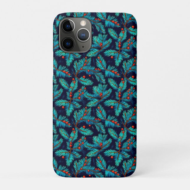 Coques Case-Mate iPhone Fir de Noël Motif-82397 (Dos)