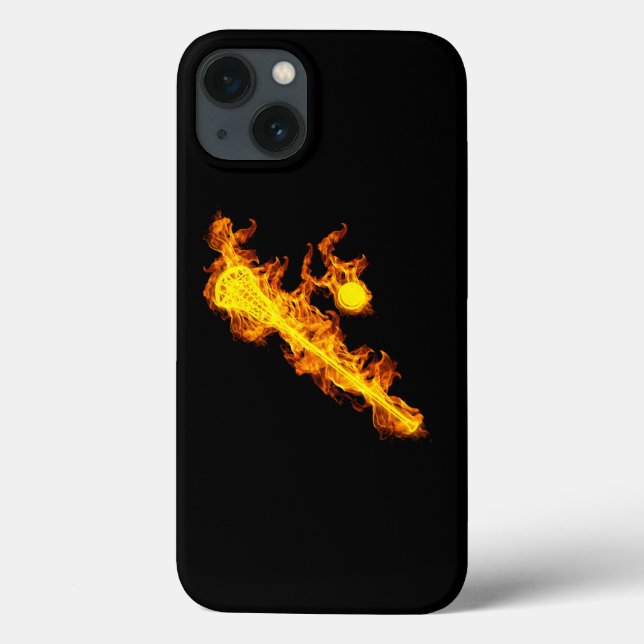 Coques Case-Mate iPhone Fire Lacrosse Stick And Ball  (Verso)