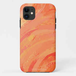 Coques Pour iPhone Fire Lake Orange Swirl