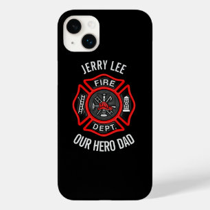 Coque Case-Mate iPhone Firefighter Nom de texte personnalisé Personnalisé