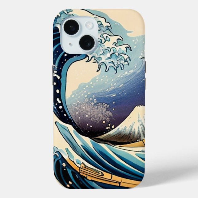 Coques Case-Mate iPhone firehai la grande vague kanagawa l'art des vagues  (Verso)