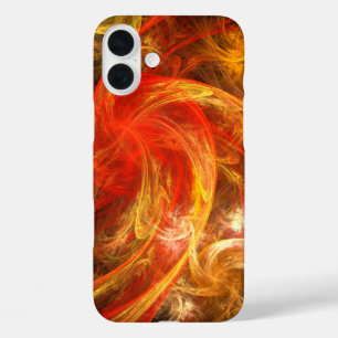 Coque Pour iPhone 16 Plus Firestorm Nova Art Abstrait