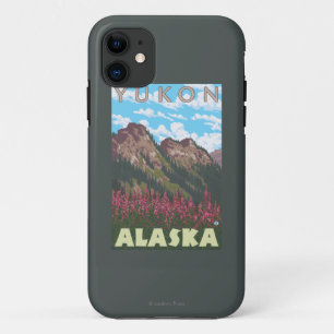 Coque Case-Mate Pour iPhone Fireweed et montagnes - le Yukon, Alaska