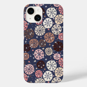 Coque Case-Mate iPhone Flacons de neige bleu rose