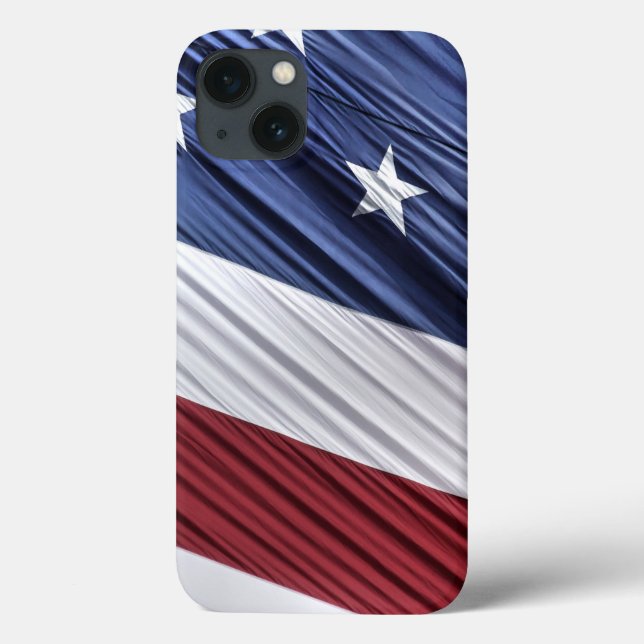 Coques Case-Mate iPhone Flag patriotique américain rouge, blanc et bleu (Verso)
