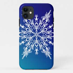 Etui iPhone Case-Mate FLAKE DE NEIGE en bleu