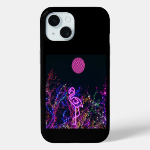Coque Case-Mate iPhone Flamant rose à la soirée dansante.