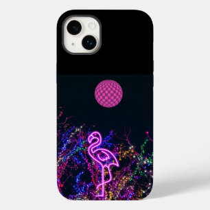 Coque Case-Mate iPhone Flamant rose à la soirée dansante. Coque-coque iph