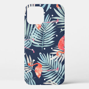 Case-Mate iPhone Case Flamant rose Aquarelle : Pink Tropical Elegance.