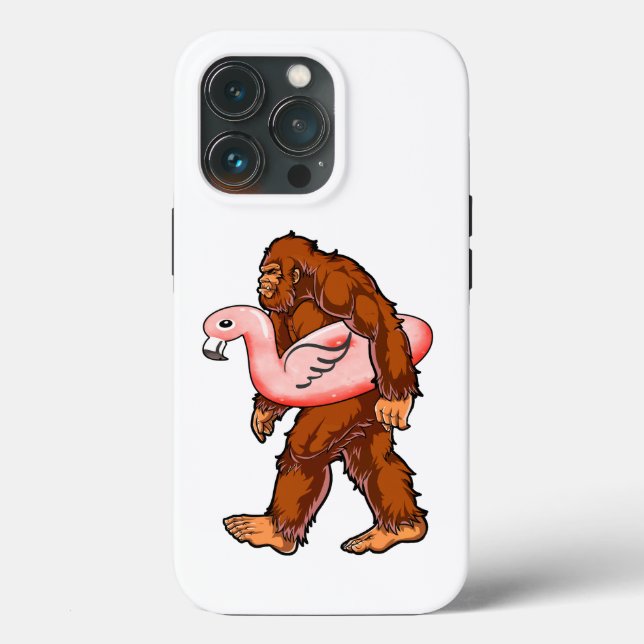 Coques Case-Mate iPhone Flamant rose Bigfoot (Verso)