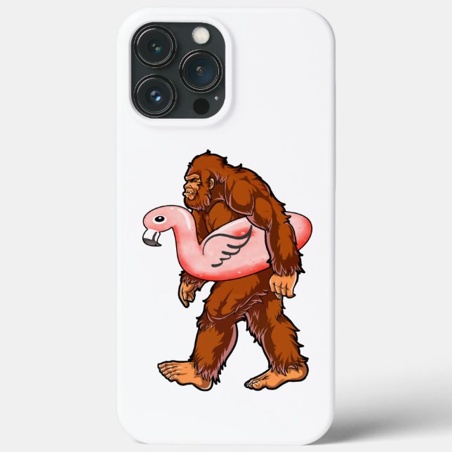 Coques Case-Mate iPhone Flamant rose Bigfoot (Verso)